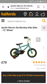 halfords monkey bike